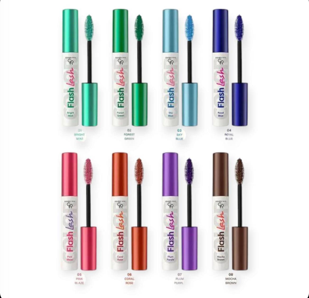 ریمل رنگی فلش لش گلدن رز