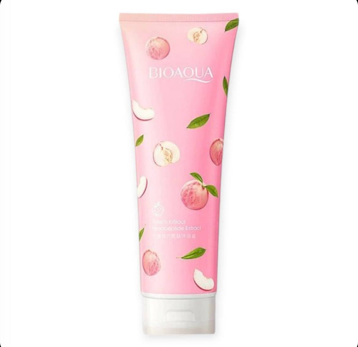 نمک بدن هلو بیوآکوا BIOAQUA مدل تیوپی