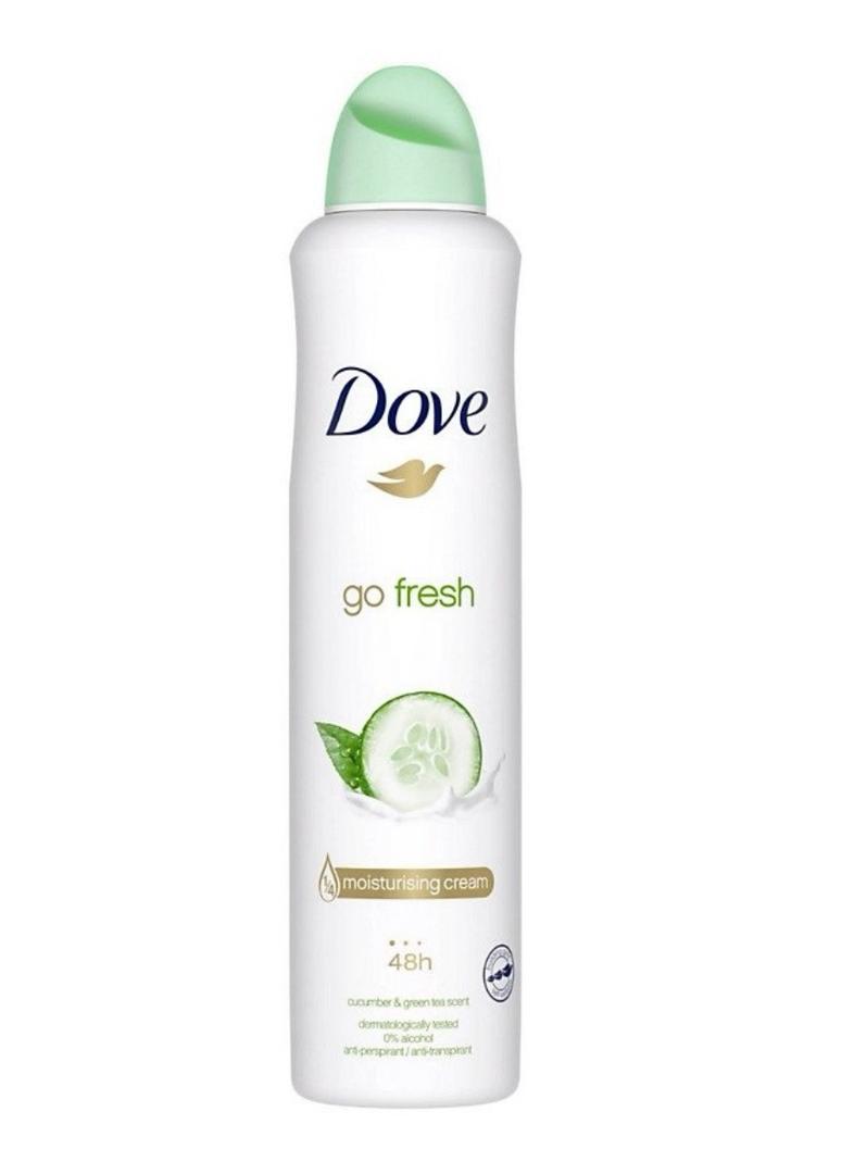 اسپری ضد تعریق زنانه داو با رایحه خیار و چای سبز