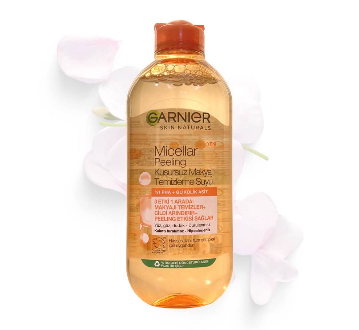 میسلار واتر لایه بردار گارنیر garnier 3in1 مناسب انواع پوست