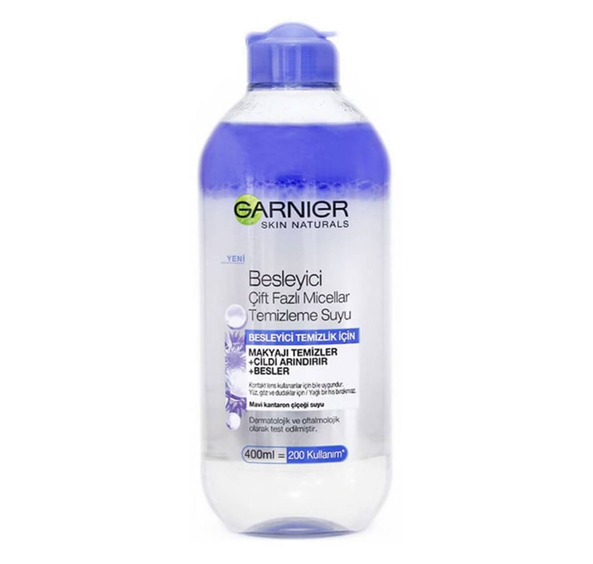 آرایش پاک کن گارنیر دو فاز آبی برای پوست حساس