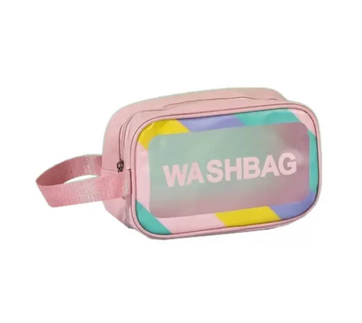 واش بگ متوسط طرح دار صورتی