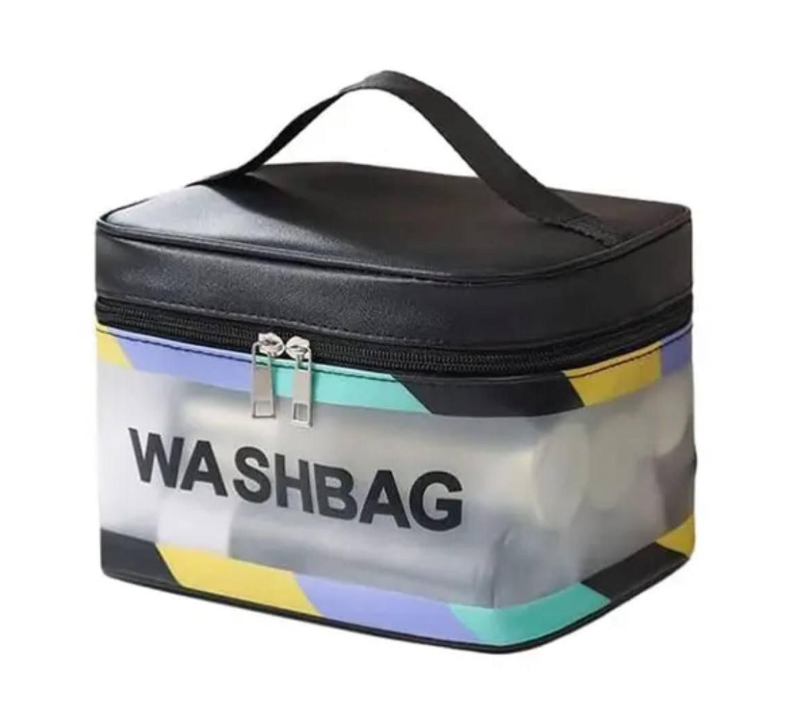 واش بگ مستطیلی طرح دار مشکی