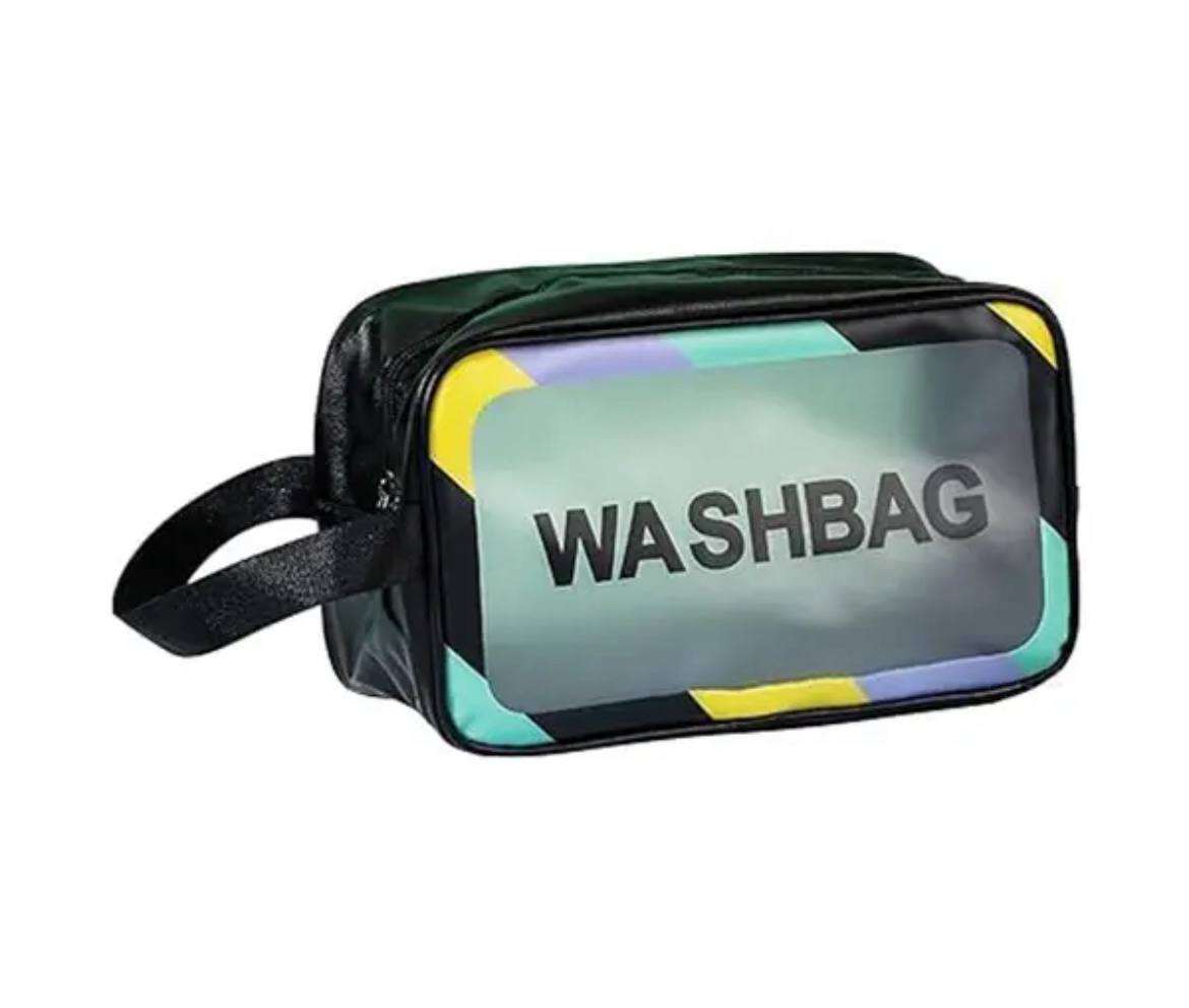 واش بگ کوچک طرح دار مشکی