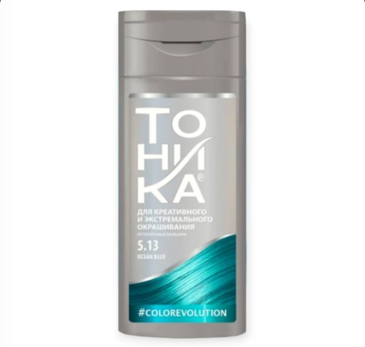 شامپو رنگی تونیکا TOHNIKA شماره 5.13 رنگ آبی اقیانوسی