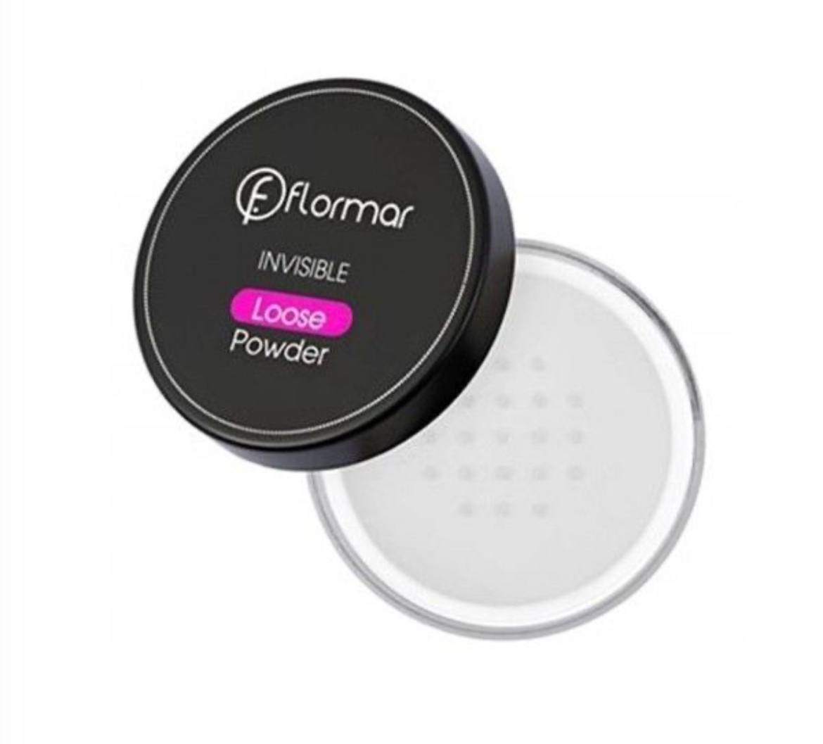 پودر تثبیت کننده آرایش فلورمار flormar مدل بی رنگ Invisible