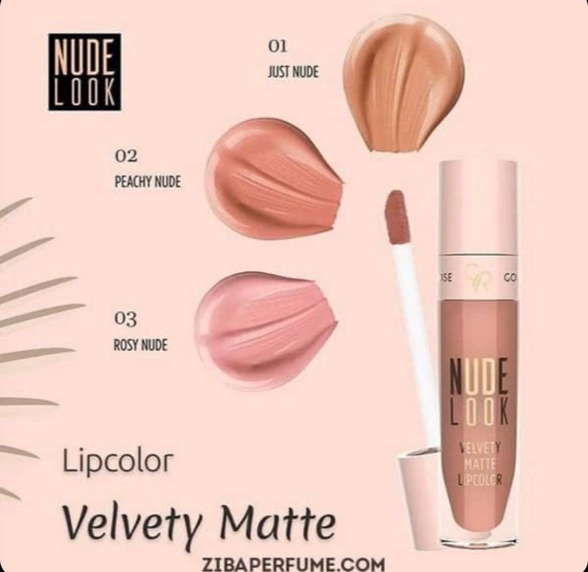 رژ مایع مات نود لوک گلدن رز سری Nude Look